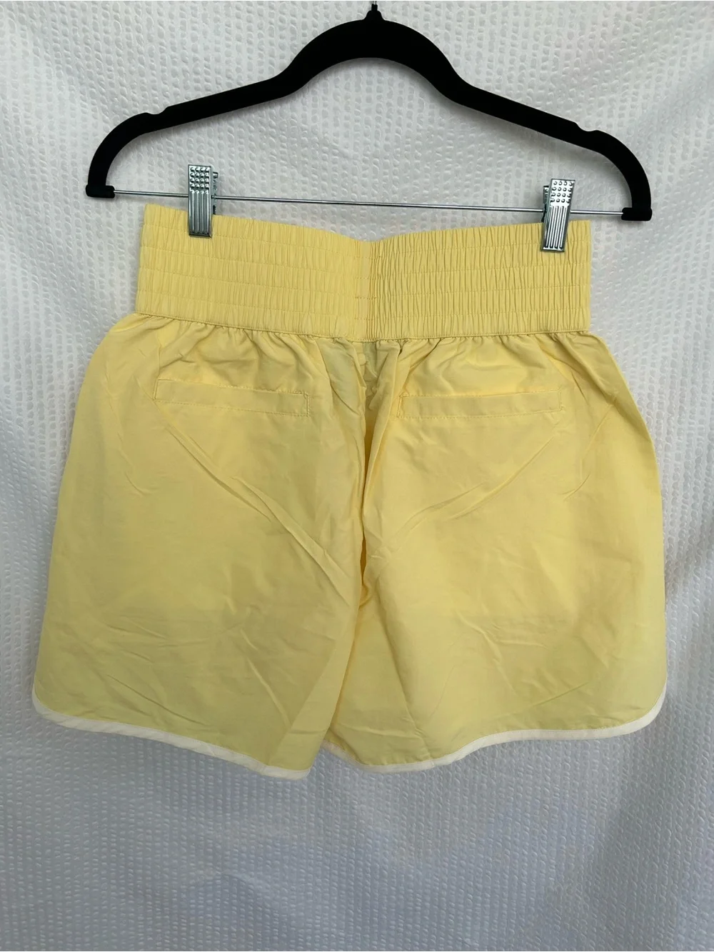 NWOT COLLUSION ASOS Yellow High-Waisted Athletic Shorts US6/S